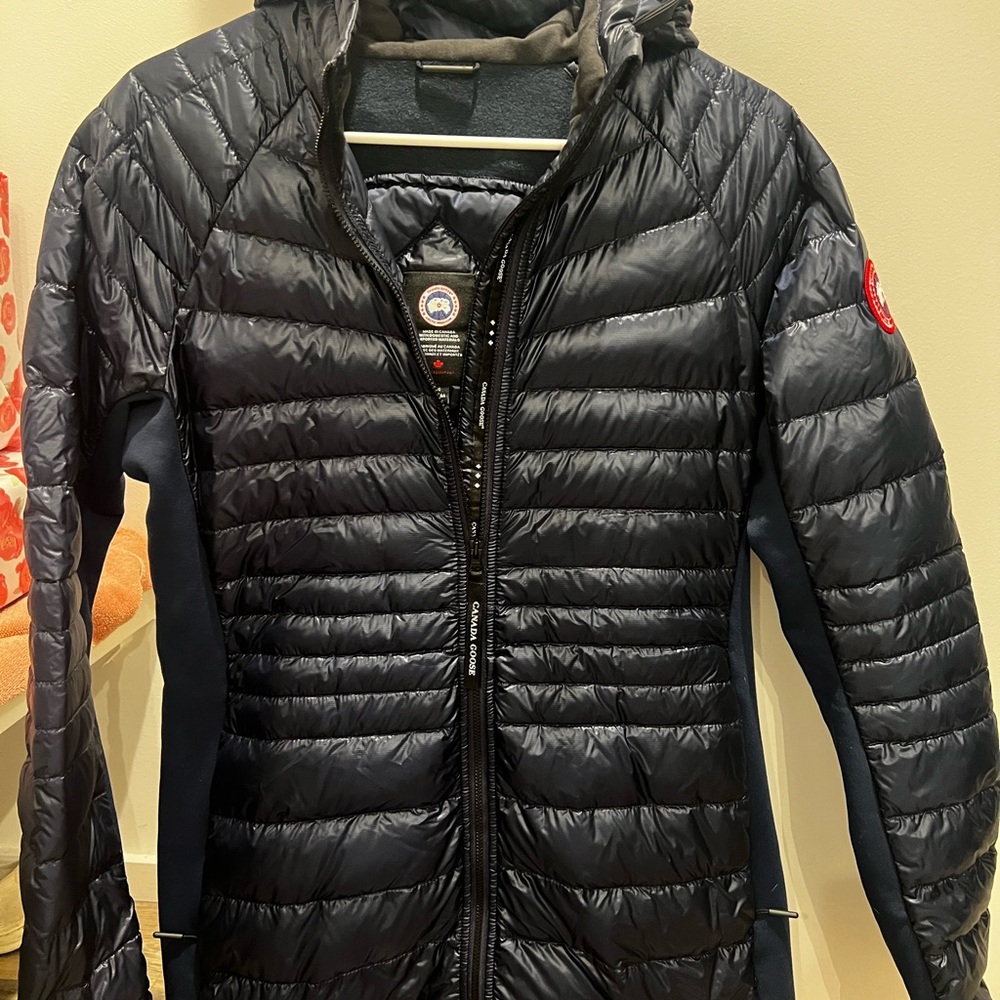 Navy Canada goose Puffer Jacket with Hood